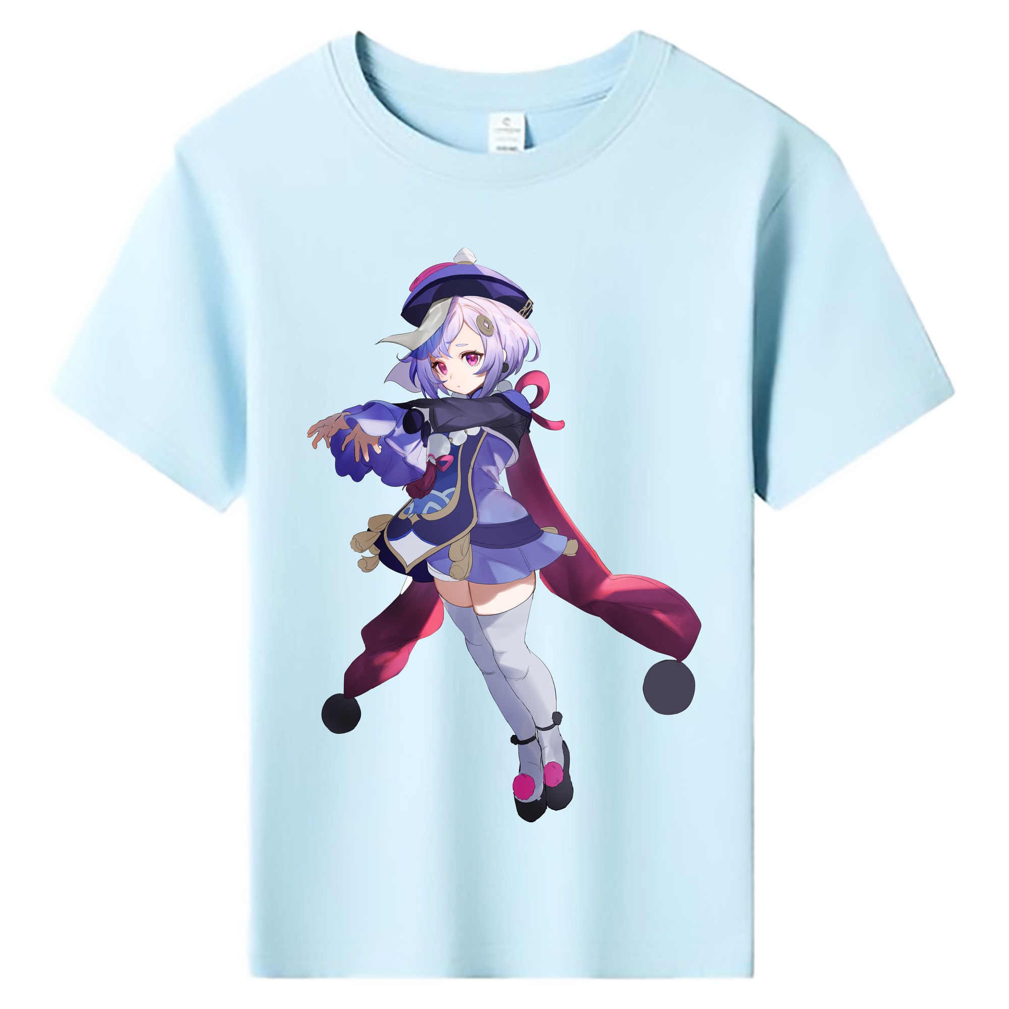 げんし神 七七 なな  genshin Nana 綿100％キッズTシャツ（フロントプリント）
